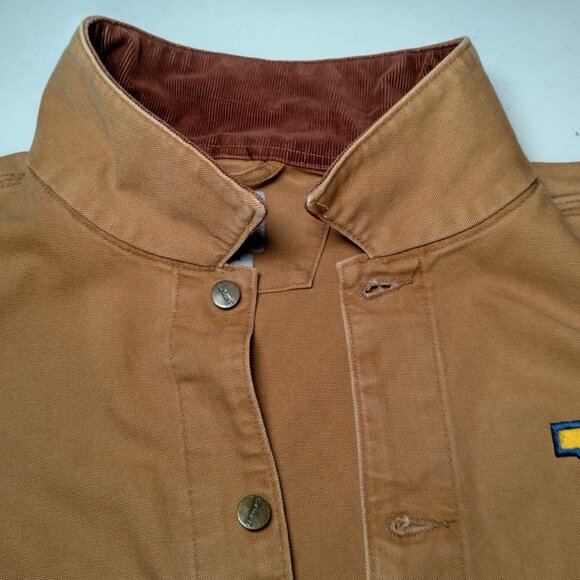 Carhartt Chore Jacket WVU Mountaineers 2XL Brown Duck Canvas 101322 211 Work - Picture 14 of 16